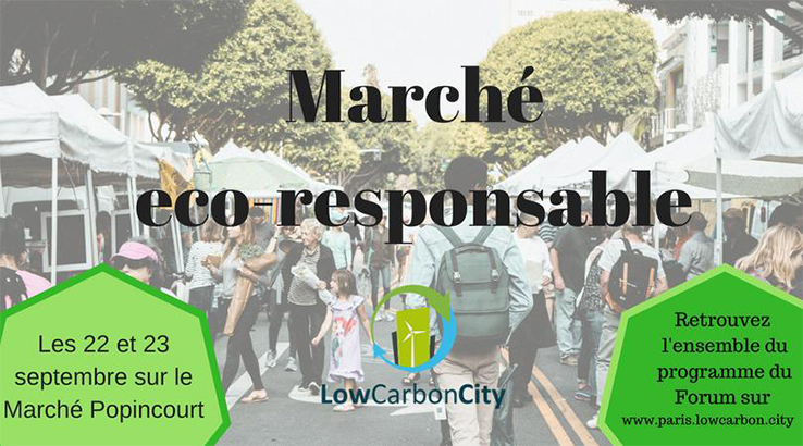 Shoppez responsable à l'éco-marché parisien Low Carbon City