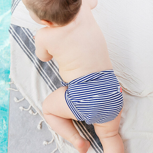 Couche piscine pour bébé nageur - Rayure marinière
