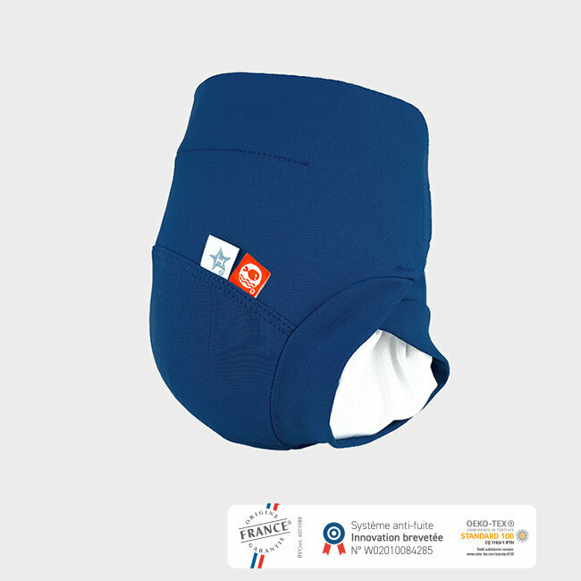 Maillot de bain bébé - Bleu Marine : Fabrication française