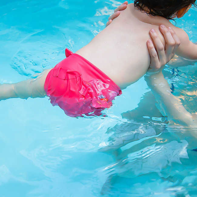 Maillot de bain bébé nageur anti-fuite - Rose