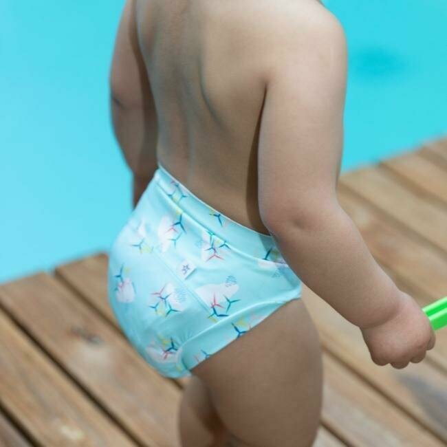 Vite, un maillot de bain-couche pour la baignade !