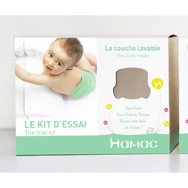 Kit d'essai couche classique - Beige Ourson