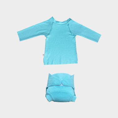 Combi T-Shirt UV + Couche piscine - Poséidon