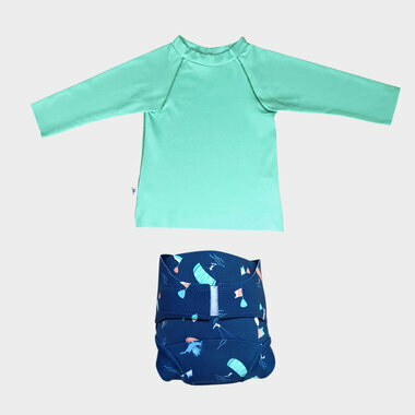 Combi T-Shirt UV Paradisio + Couche piscine Kite-Cerfs