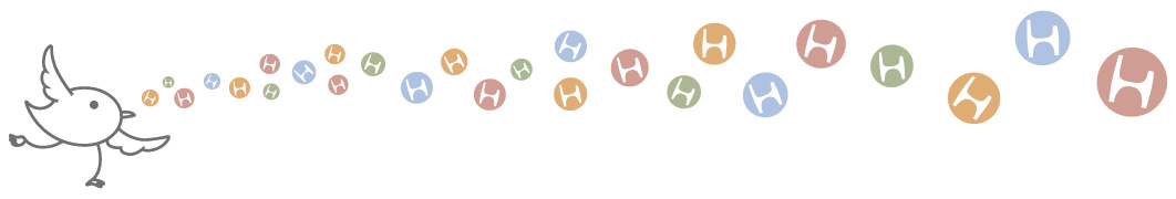 picto oiseau Hamac bulles couleurs