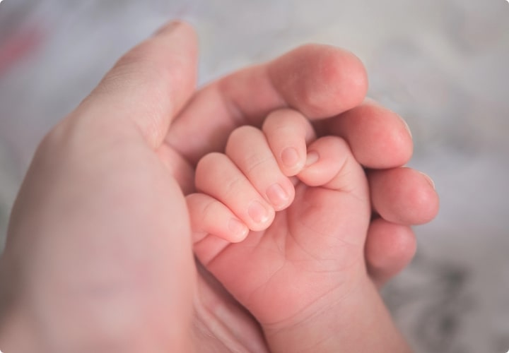 photo mains bébé adulte